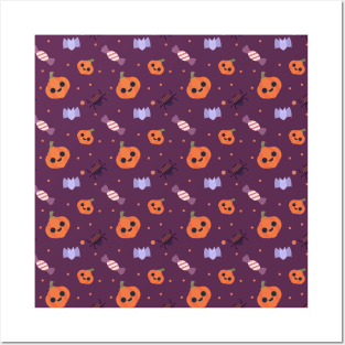 Halloween Pattern Posters and Art